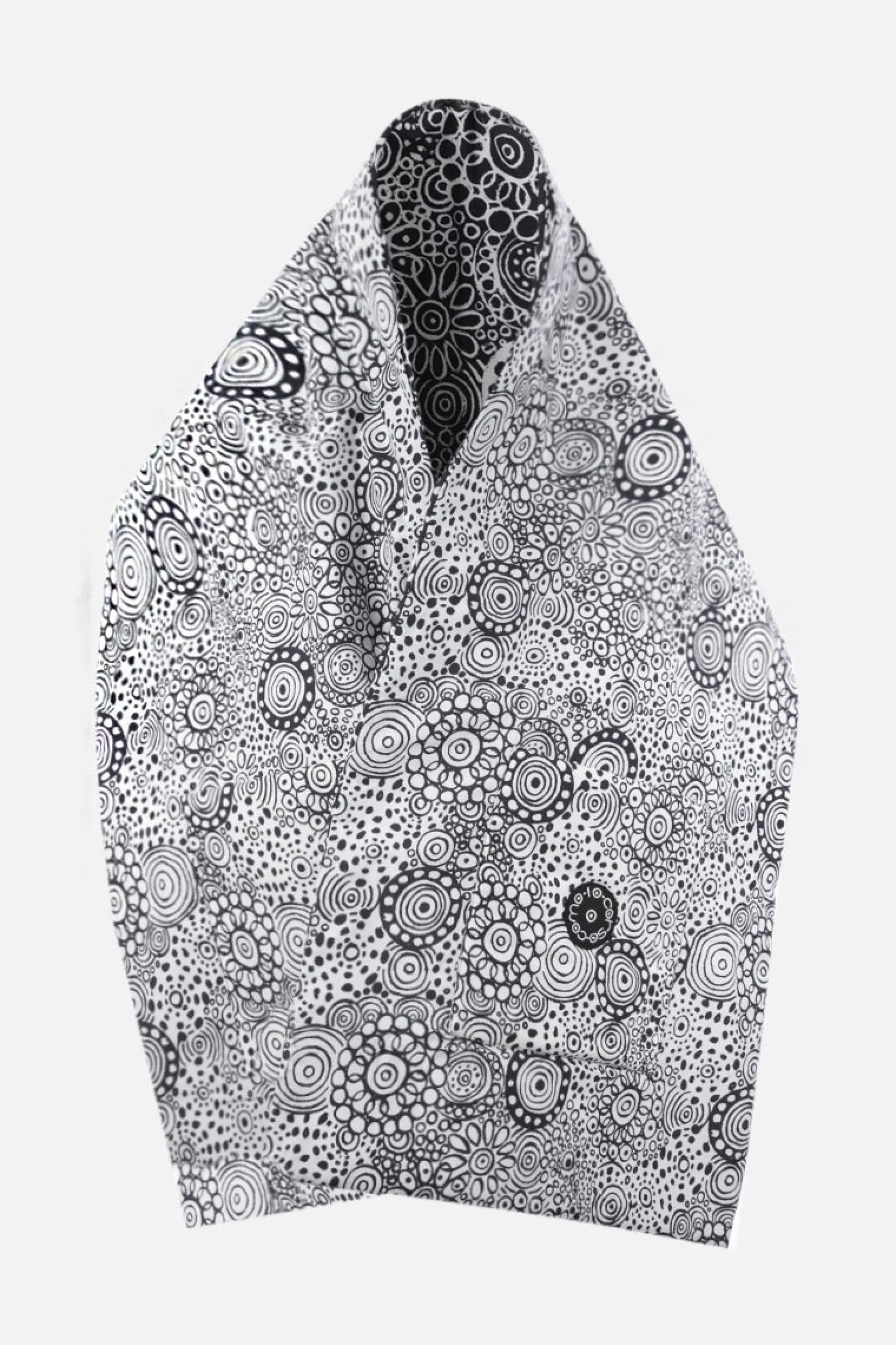 Accessori Da Indossare>10 CORSO COMO stola imbottita in nylon stampa grafica Bianco