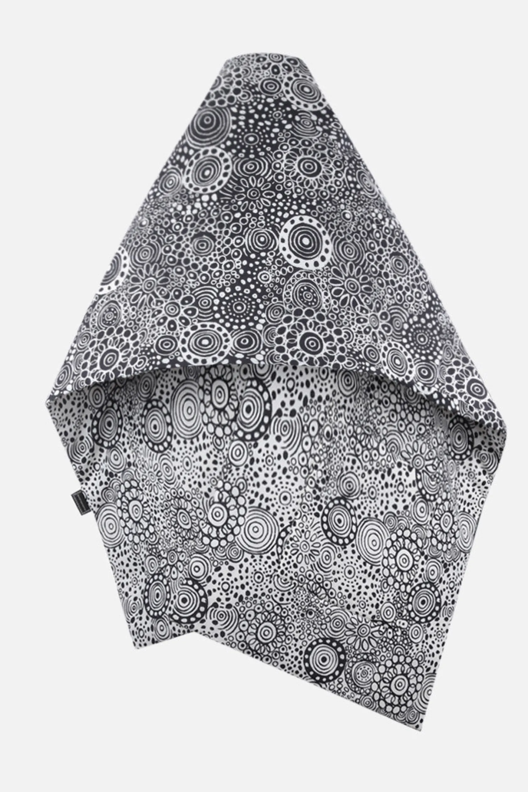 Accessori Da Indossare>10 CORSO COMO stola imbottita in nylon stampa grafica Nero