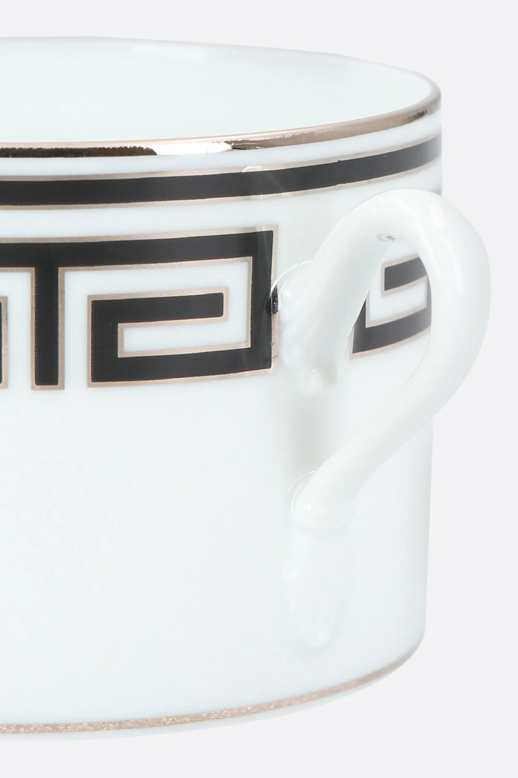 Lifestyle>GINORI 1735 tazza té Labirinto in porcellana Nero