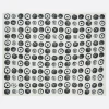 Lifestyle>10 CORSO COMO tea towel in lino stampa cerchi signature Bianco