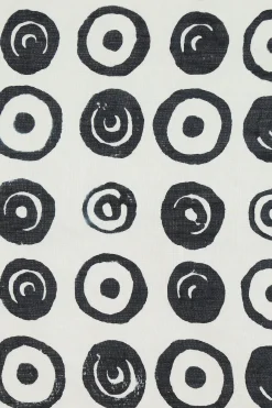 Lifestyle>10 CORSO COMO tea towel in lino stampa cerchi signature Bianco
