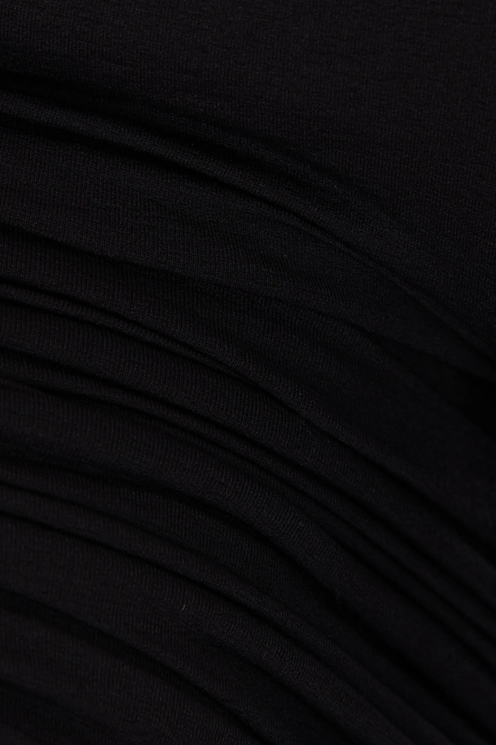 Topwear>RICK OWENS top a maniche lunghe Prong in jersey stretch Nero