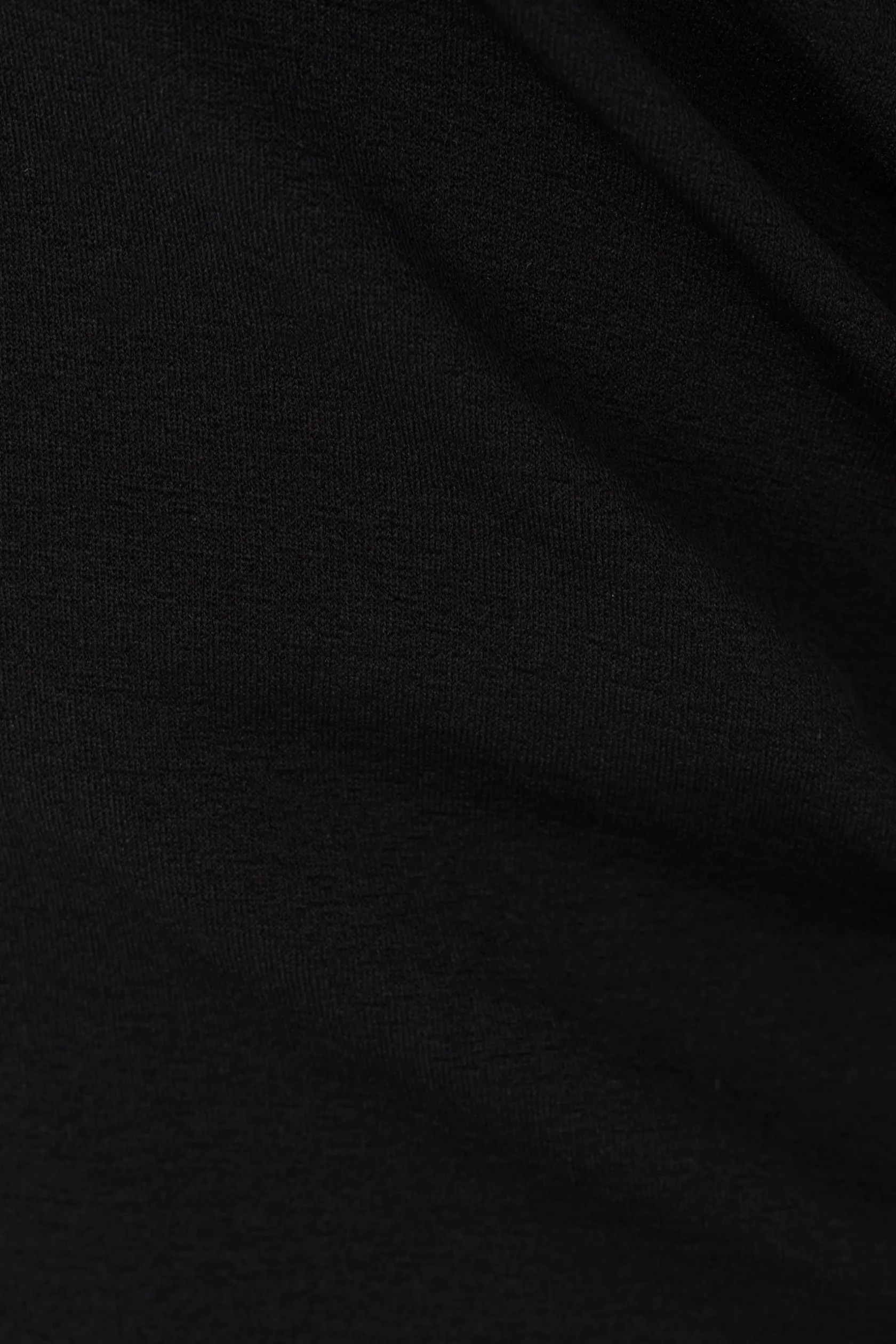 Topwear>RICK OWENS top a maniche lunghe Prong in jersey stretch Nero