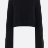 Topwear>YOHJI YAMAMOTO top cropped in maglia Nero