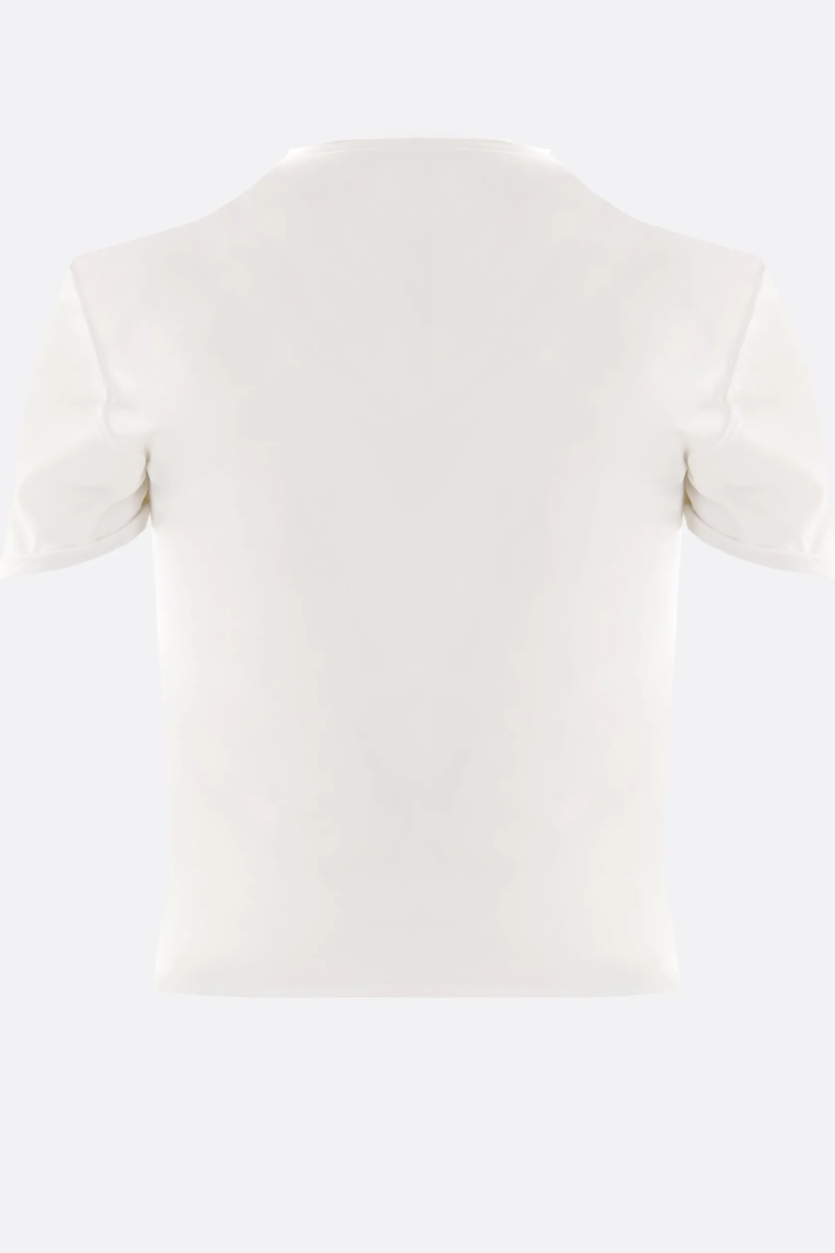 Topwear>CHRISTOPHER ESBER top cropped Open Twist in lycra Bianco