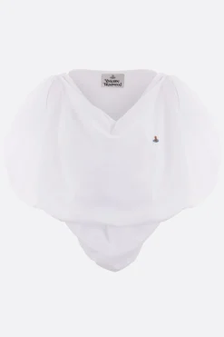 Topwear>VIVIENNE WESTWOOD top Heart in popeline Bianco