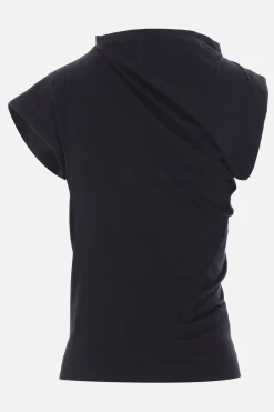 Topwear>VIVIENNE WESTWOOD top Hebo in cotone organico Nero