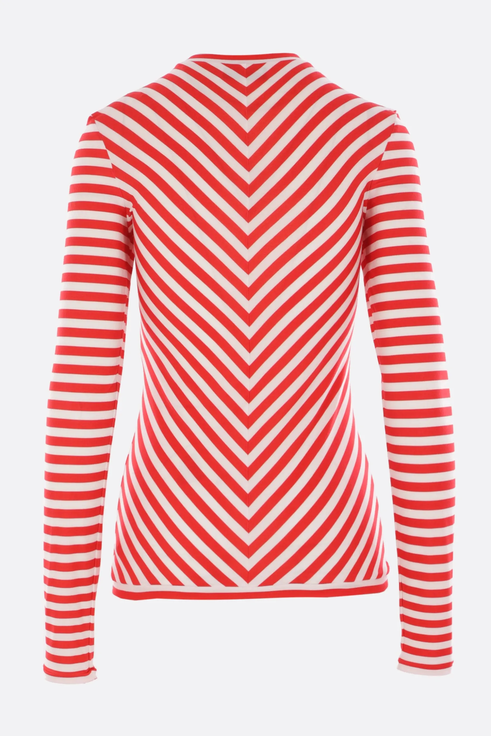 Topwear>DURAN LANTINK top in jersey tecnico a righe Rosso