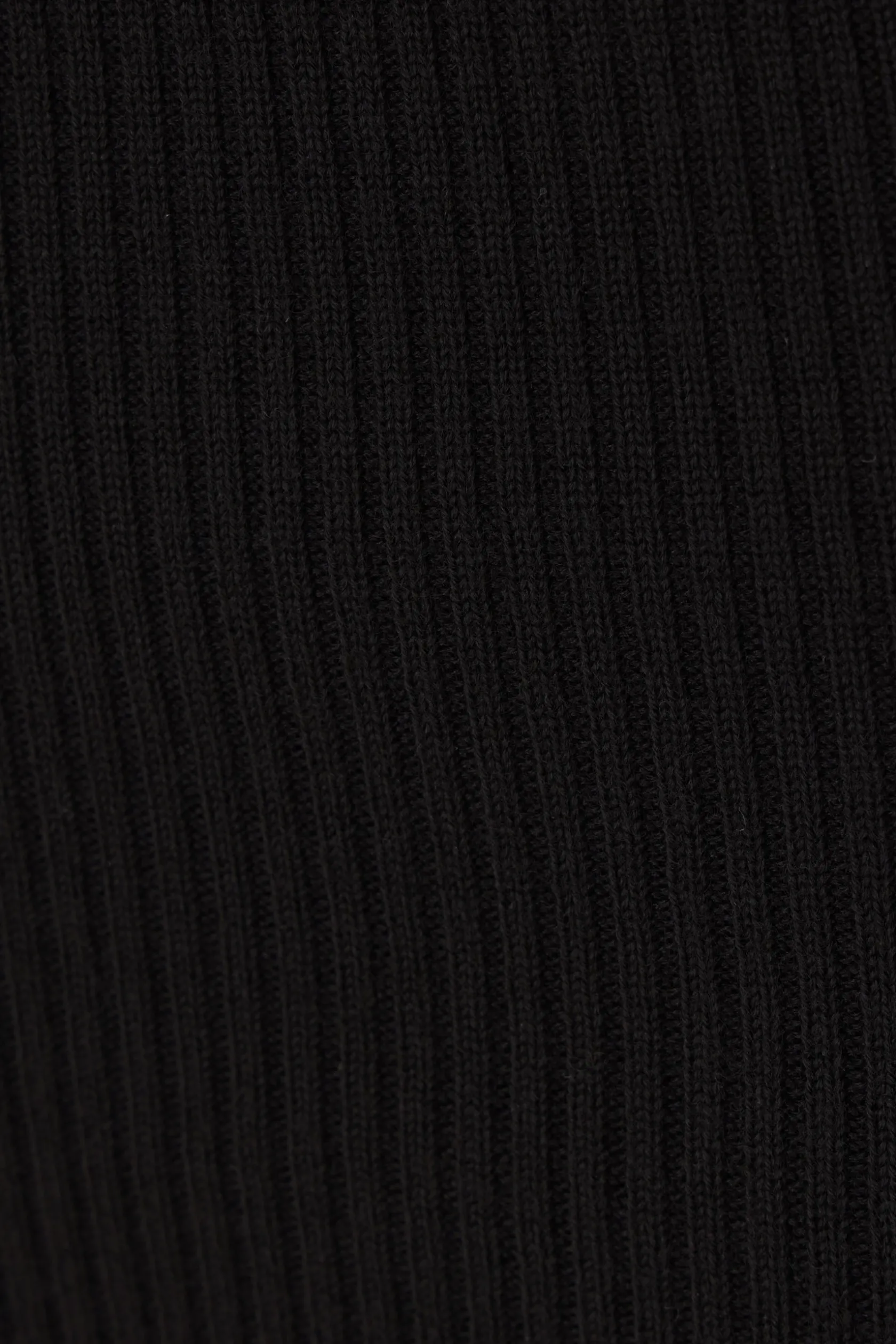Topwear>RICK OWENS top in maglia a costine con cut-out Nero