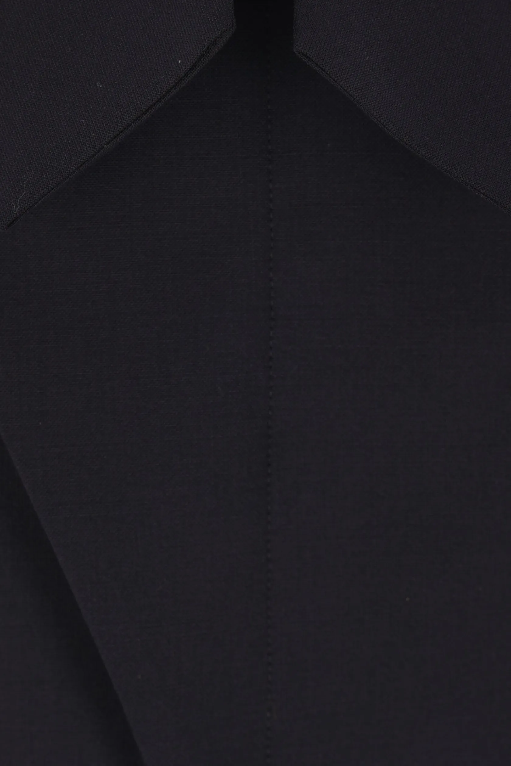 Capispalla>NOIR KEI NINOMIYA top off-the-shoulder in lana Nero