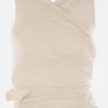 Topwear>RICK OWENS top smanicato Hollywood Banana in jersey Bianco