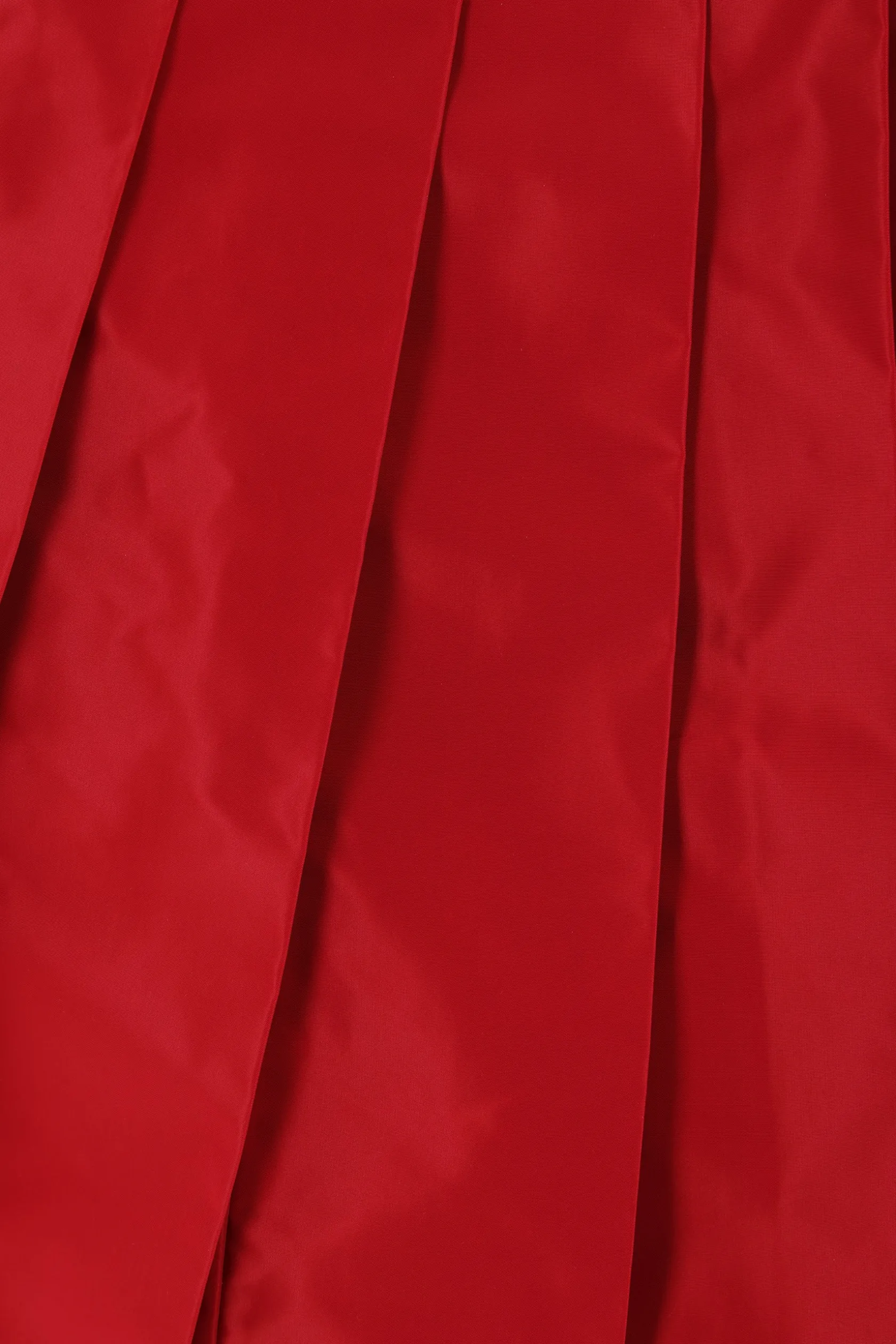 Topwear>MARIA CALDERARA top smanicato Origami in taffetà Rosso