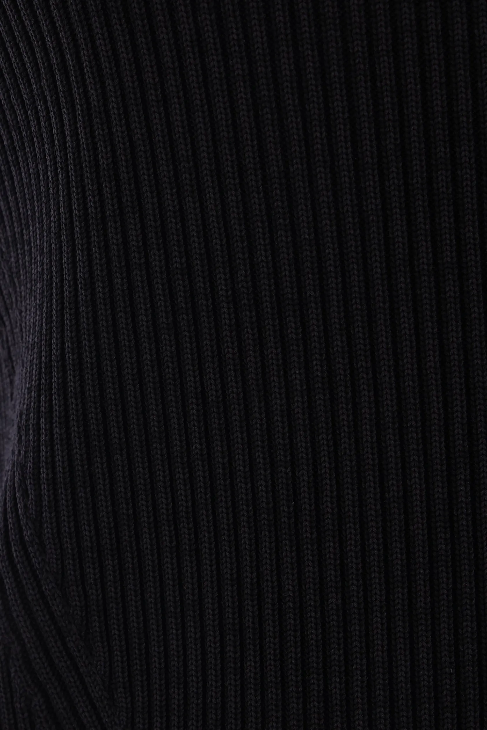 Topwear>CFCL top smanicato Portrait in maglia a costine Nero