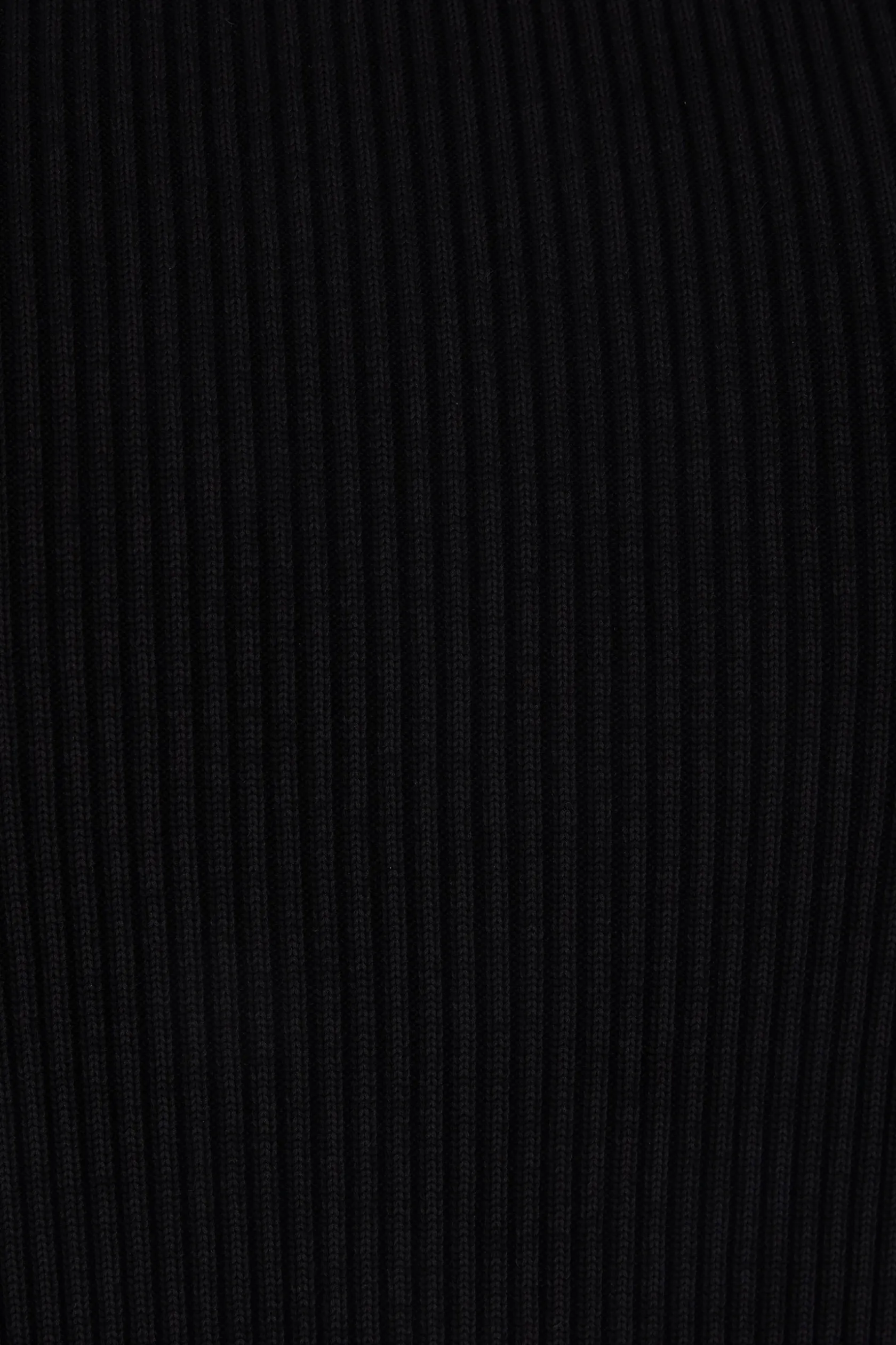 Topwear>CFCL top smanicato Portrait in maglia a costine Nero