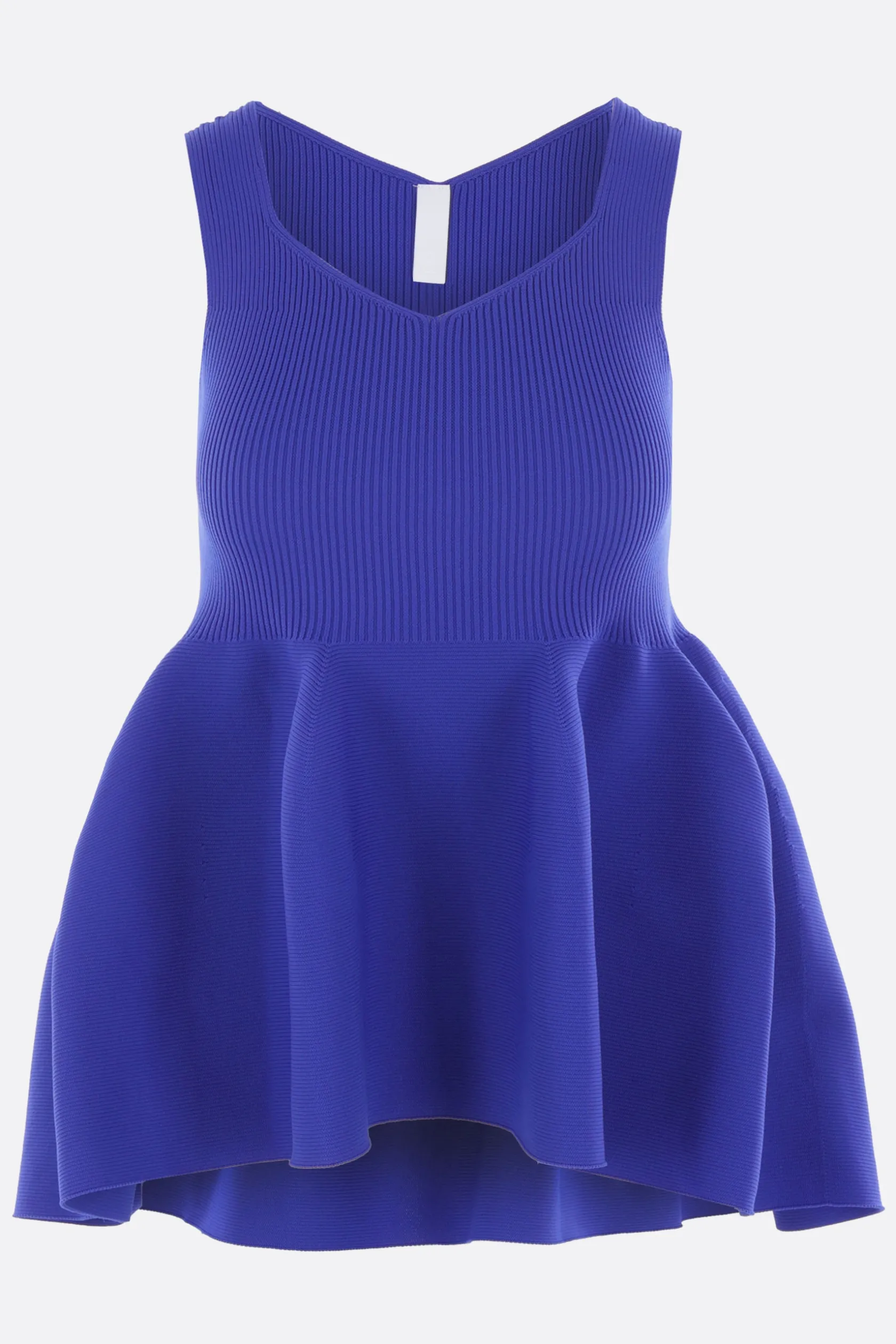Topwear>CFCL top smanicato Pottery in maglia stretch Blu