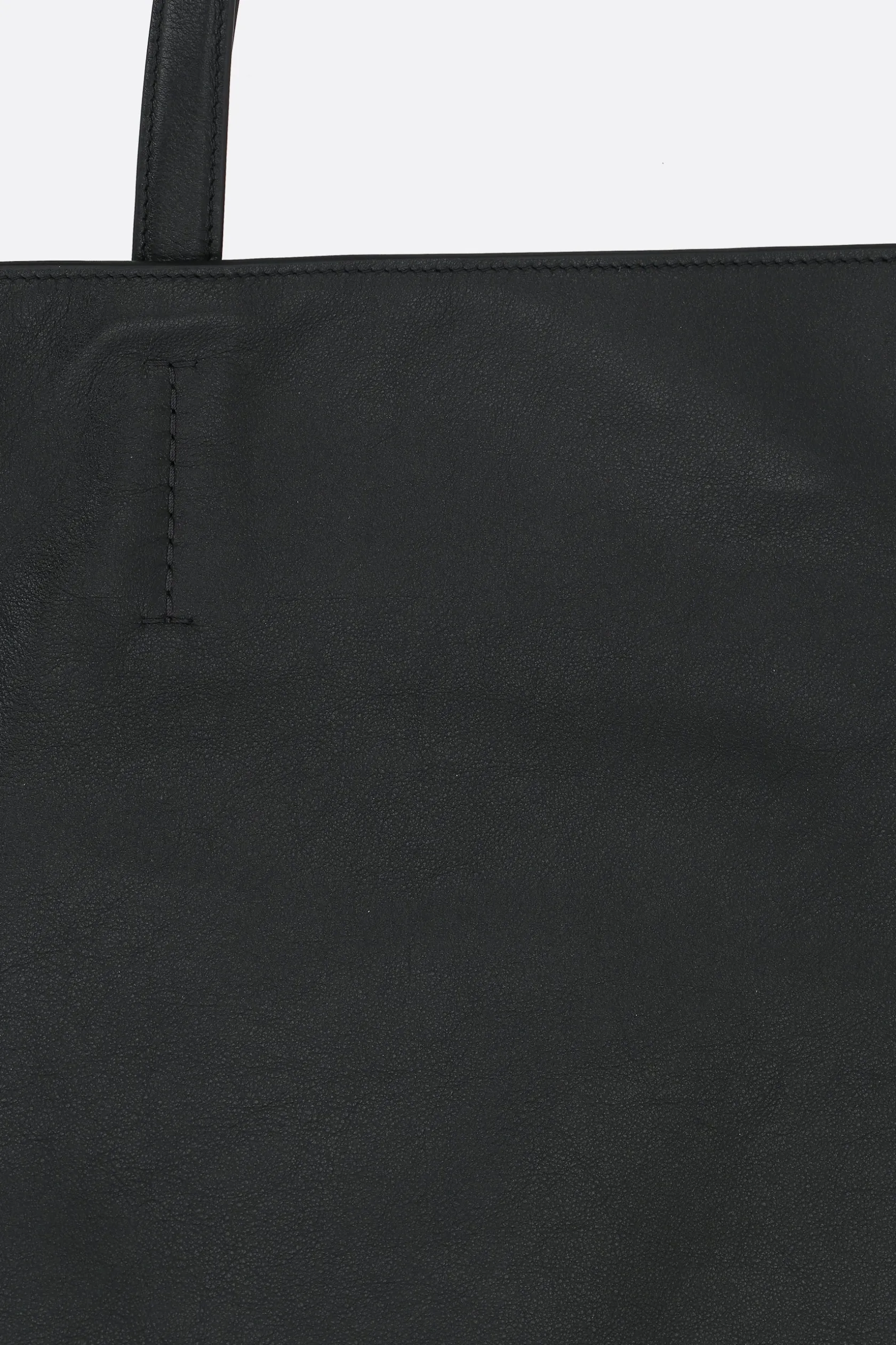 Borse A Mano>MAEDEN tote Yumi in pelle liscia Nero