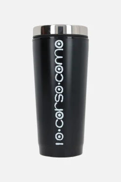 Lifestyle>10 CORSO COMO travel mug in acciaio inossidabile stampa logo Nero