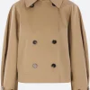 Capispalla>ALBERTO BIANI trench corto in gabardine Rosa