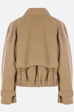 Capispalla>ALBERTO BIANI trench corto in gabardine Rosa