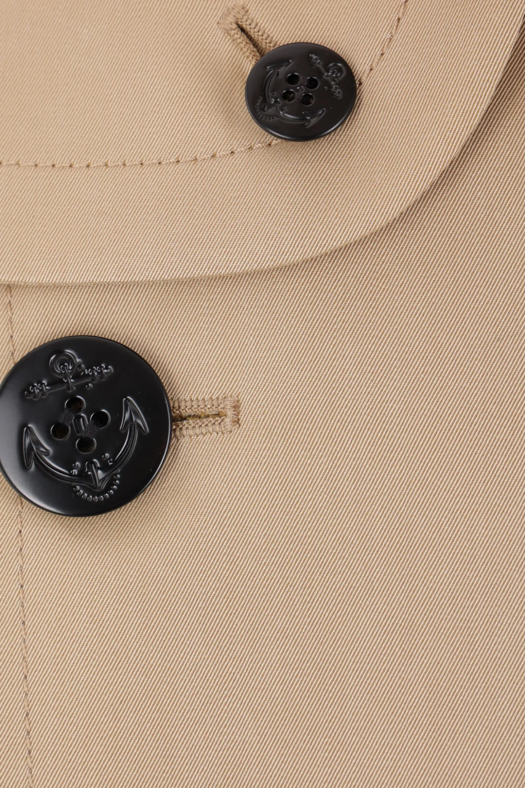 Capispalla>SACAI trench in gabardine con gilet in nylon Neutro
