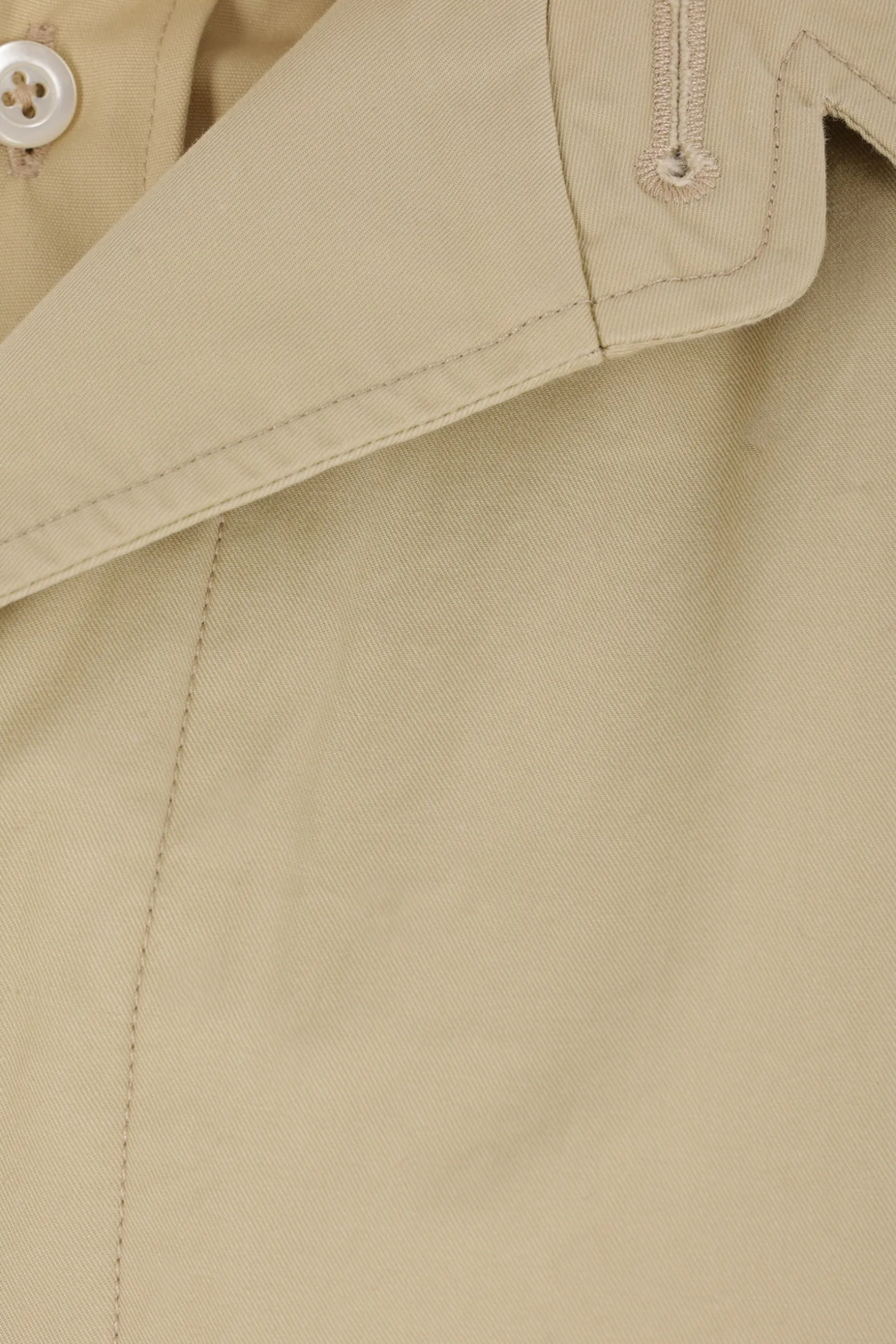 Capispalla>MAISON MARGIELA trench in gabardine con inserto a camicia Neutro