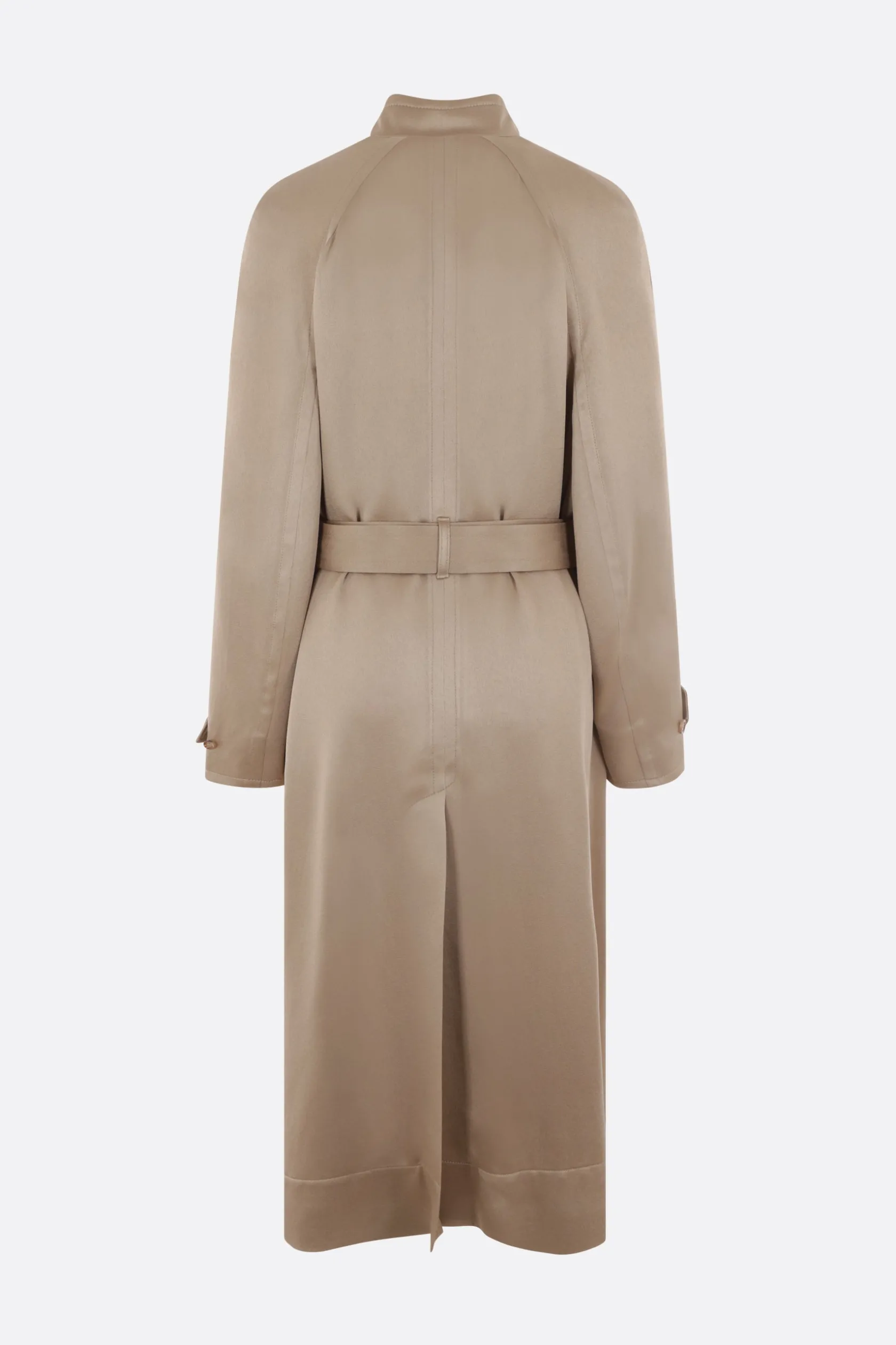 Capispalla>10 CORSO COMO trench monopetto in envers satin Neutro