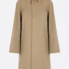 Capispalla>UNDERCOVER trench monopetto in gabardine Neutro
