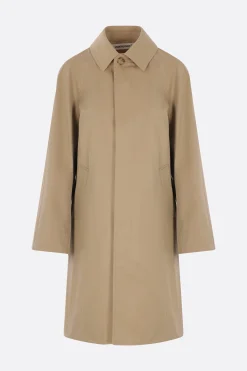 Capispalla>UNDERCOVER trench monopetto in gabardine Neutro