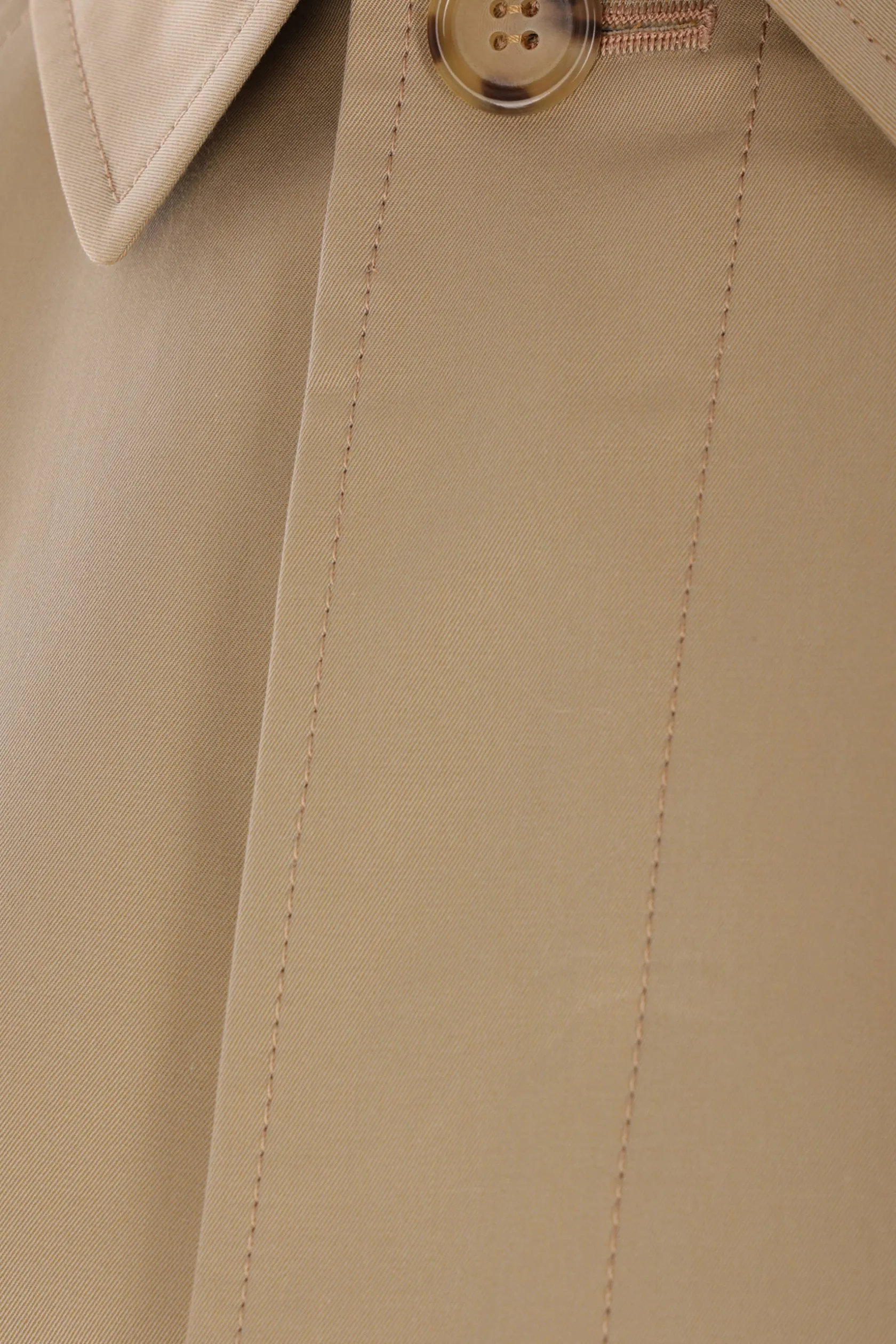 Capispalla>UNDERCOVER trench monopetto in gabardine Neutro
