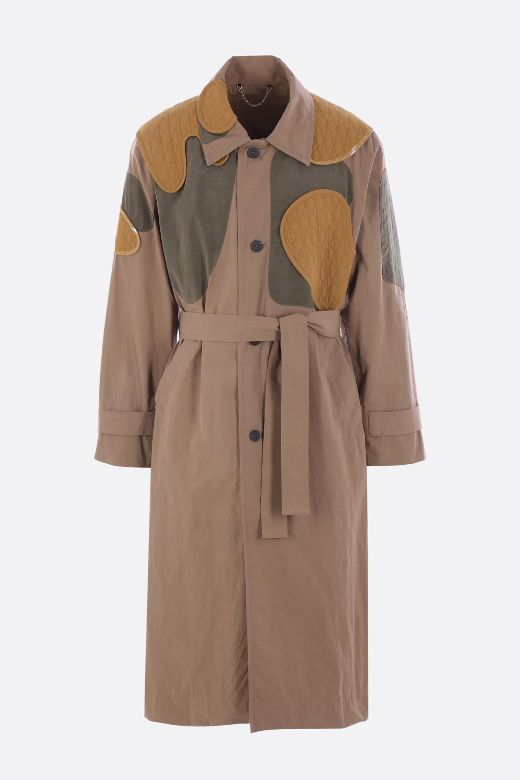 Capispalla>CRAIG GREEN trench utility in cotone tecnico con patch Neutro