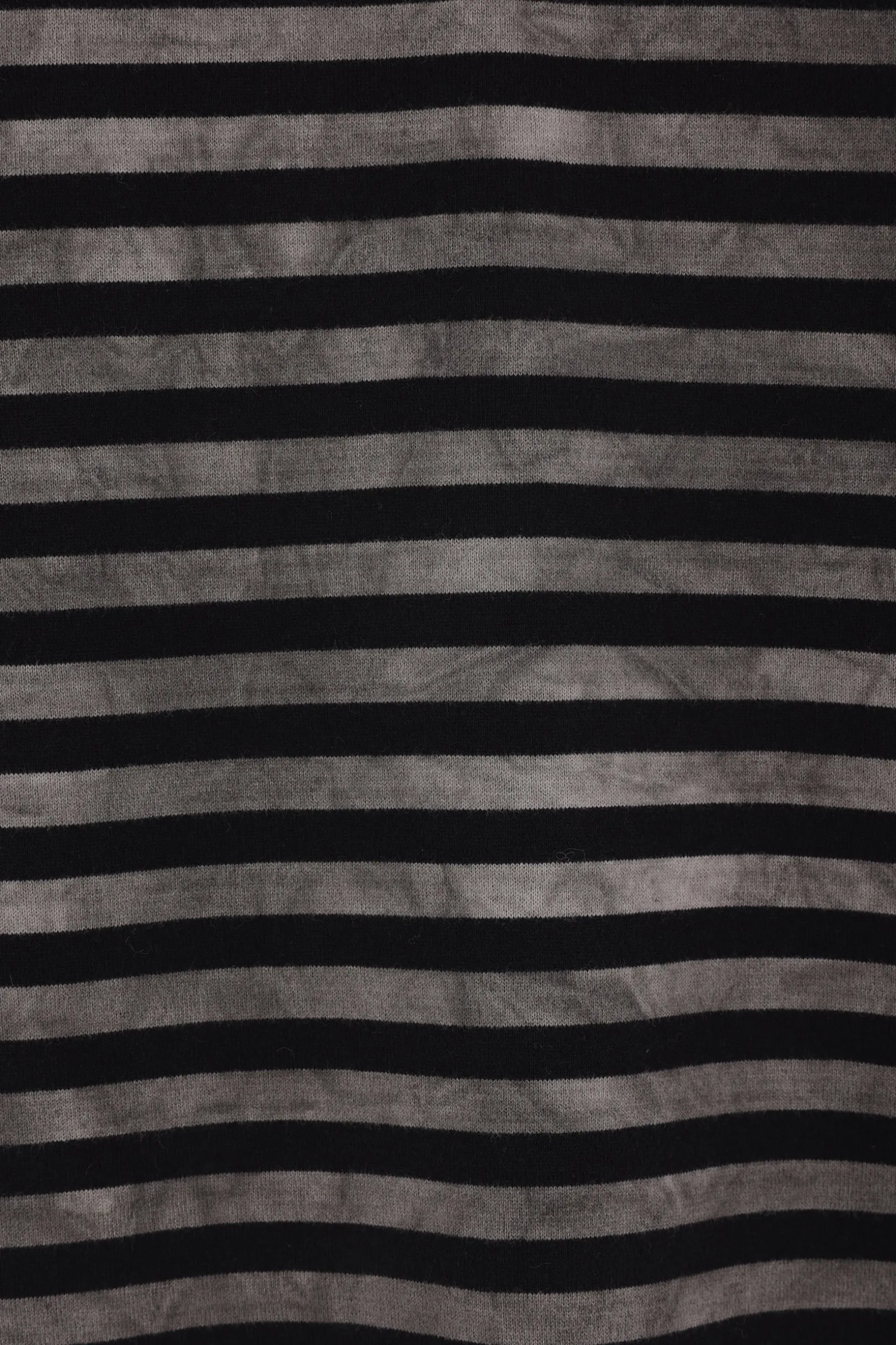 Topwear>YOHJI YAMAMOTO t-shirt a maniche lunghe in cotone a righe Grigio