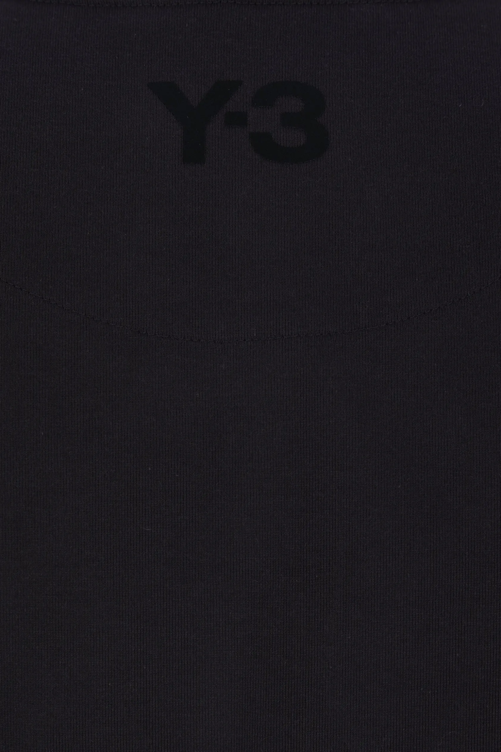 Topwear>Y-3 t-shirt a maniche lunghe Premium in jersey Nero