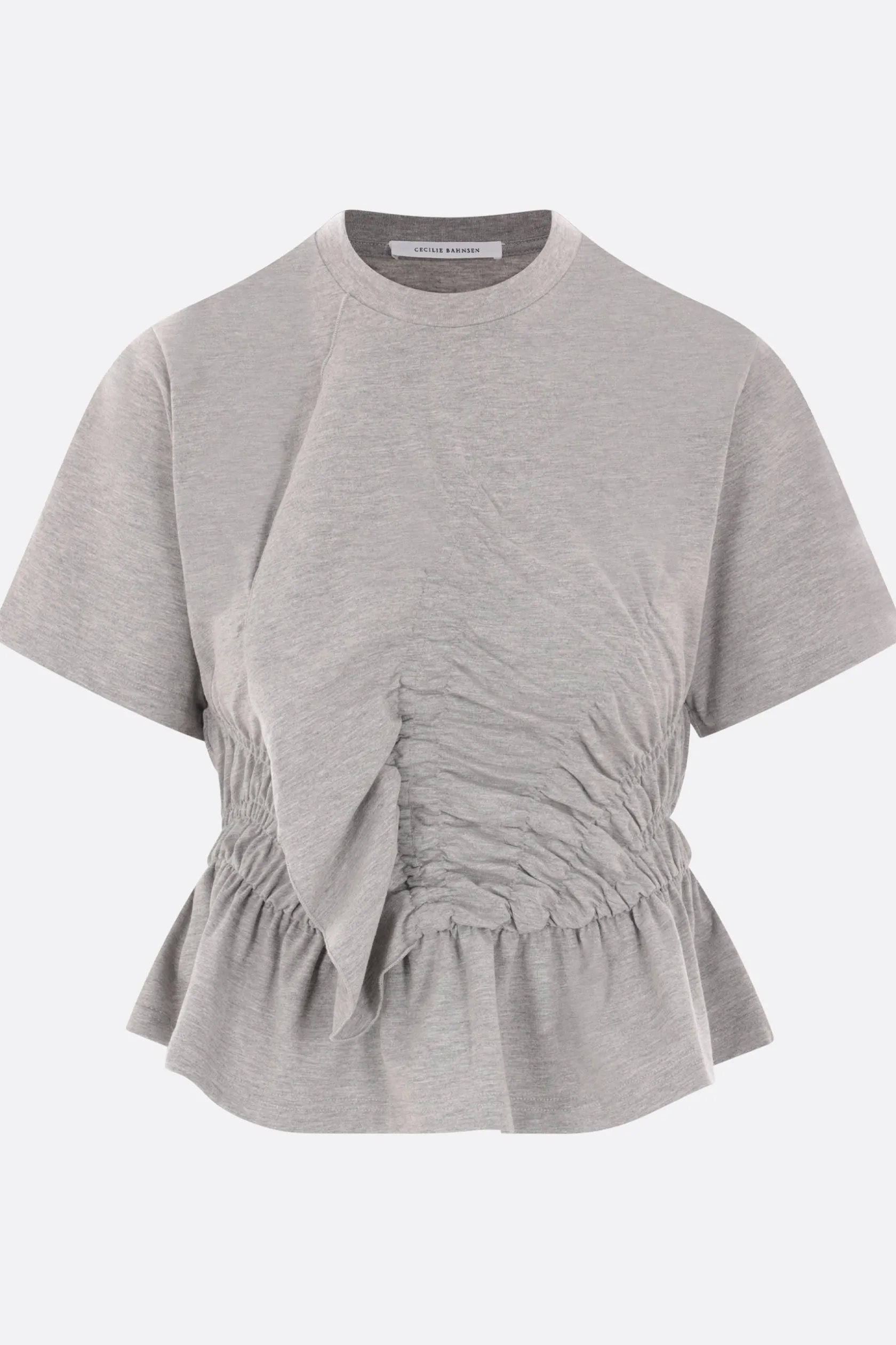 Topwear>CECILIE BAHNSEN t-shirt Ace in jersey Grigio