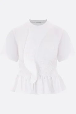 Topwear>CECILIE BAHNSEN t-shirt Ace in jersey Bianco