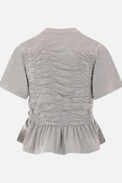 Topwear>CECILIE BAHNSEN t-shirt Ace in jersey Grigio