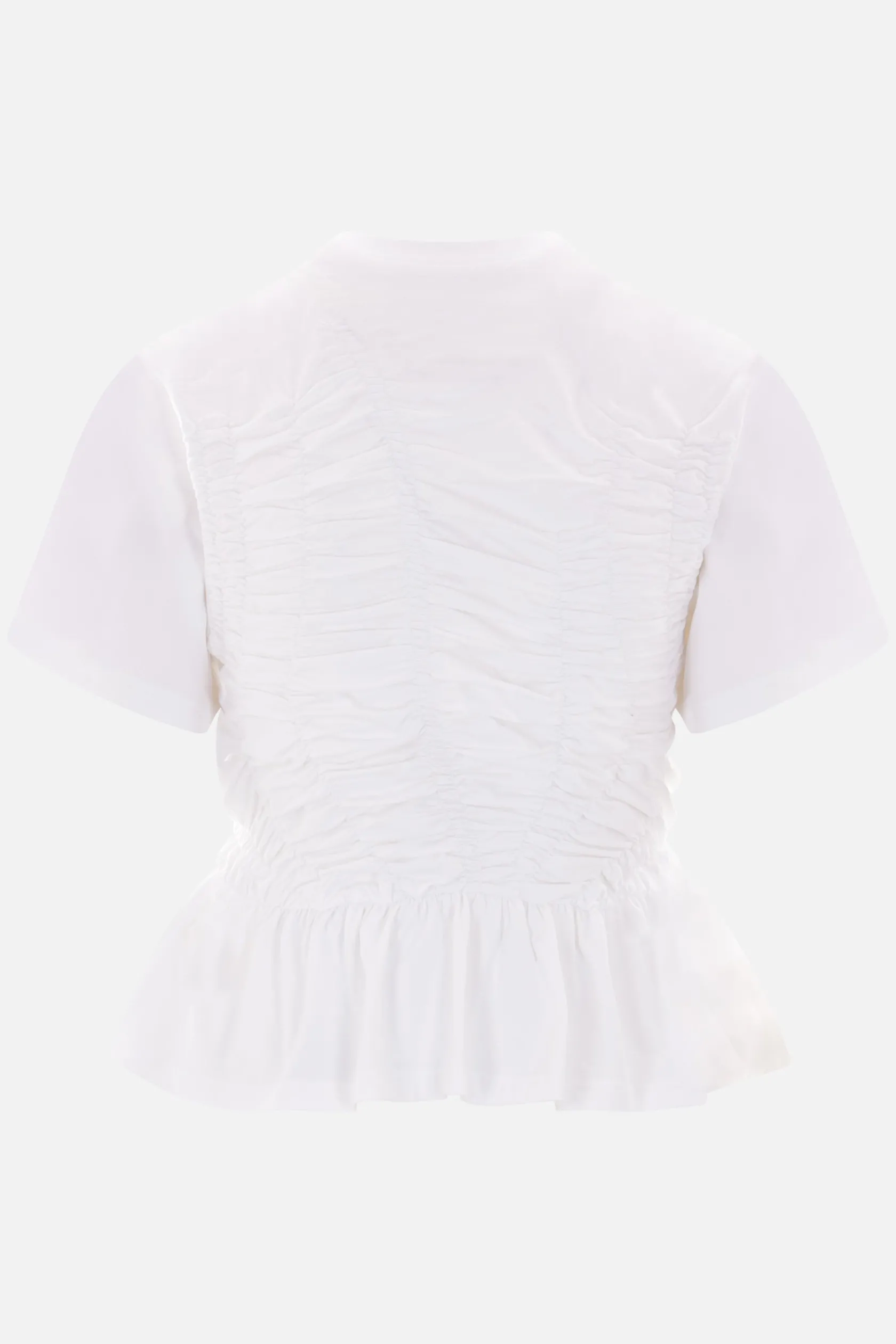 Topwear>CECILIE BAHNSEN t-shirt Ace in jersey Bianco