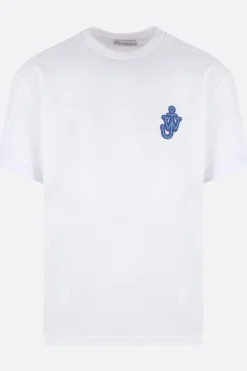 Topwear>JW ANDERSON t-shirt Anchor in cotone Bianco