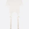 Topwear>SIMONE ROCHA t-shirt Bow Tail in jersey Bianco