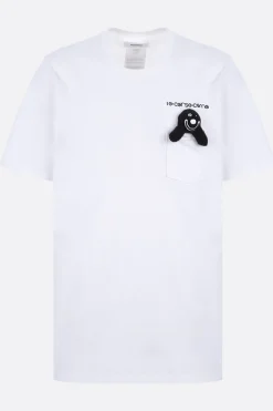 Topwear>DOUBLET X 10 CORSO COMO t-shirt 10CC Smiley in cotone Bianco