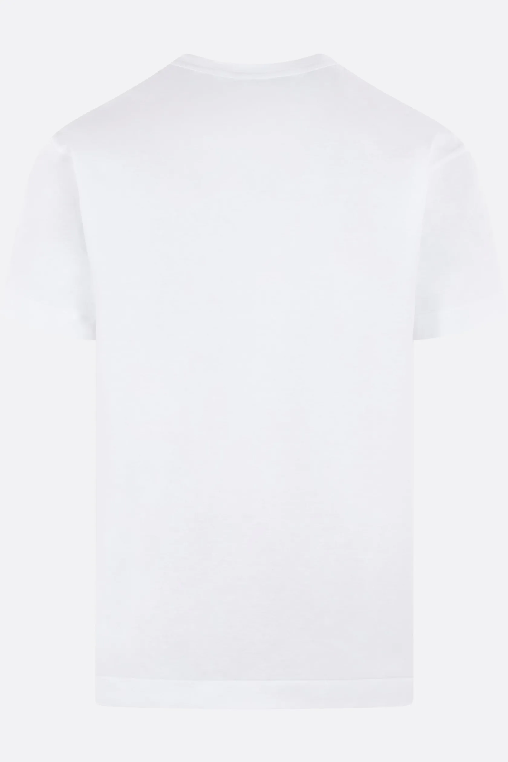 Topwear>COMME DES GARÇONS PLAY t-shirt in cotone in cotone patch Heart Bianco