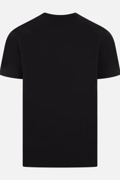 Topwear>COMME DES GARÇONS PLAY t-shirt in cotone patch logo Heart Nero