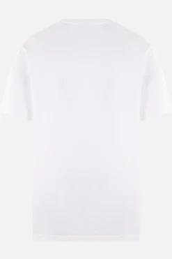 Topwear>MAISON KITSUNÉ t-shirt in cotone patch Speedy Fox Bianco