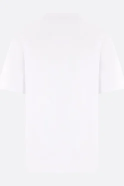 Topwear>JW ANDERSON t-shirt in cotone ricamo logo Anchor Bianco