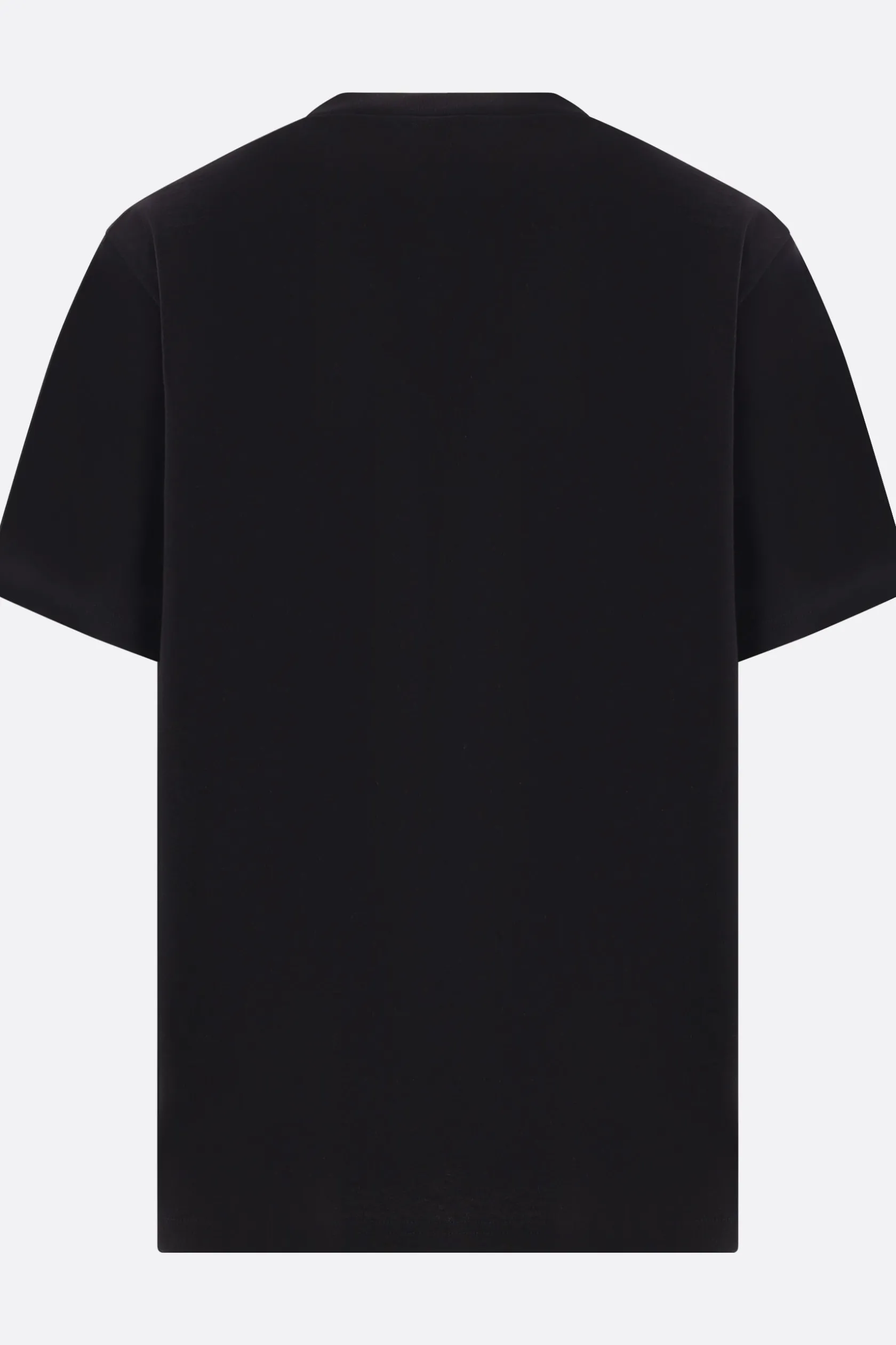 Topwear>JW ANDERSON t-shirt in cotone ricamo logo Anchor Nero