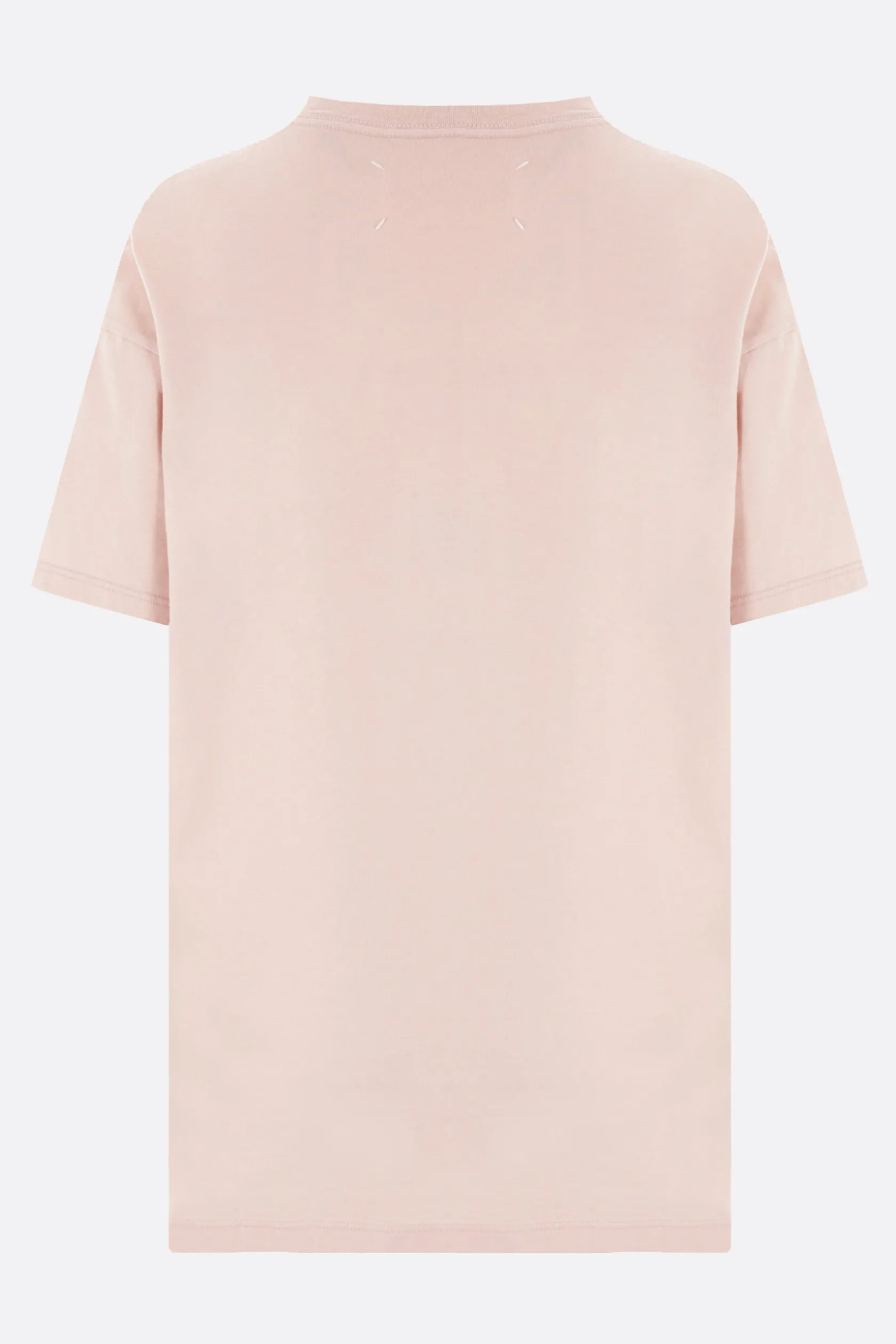 Topwear>MAISON MARGIELA t-shirt in cotone ricamo logo Neutro