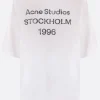 Topwear>ACNE STUDIOS t-shirt in cotone stampa 1996 Bianco