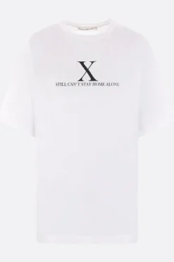Topwear>UNDERCOVER t-shirt in cotone stampa grafica Bianco