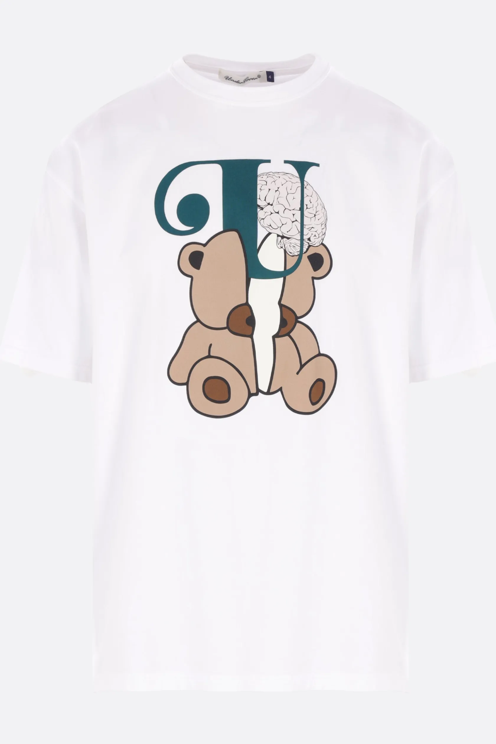 Topwear>UNDERCOVER t-shirt in cotone stampa grafica Bianco