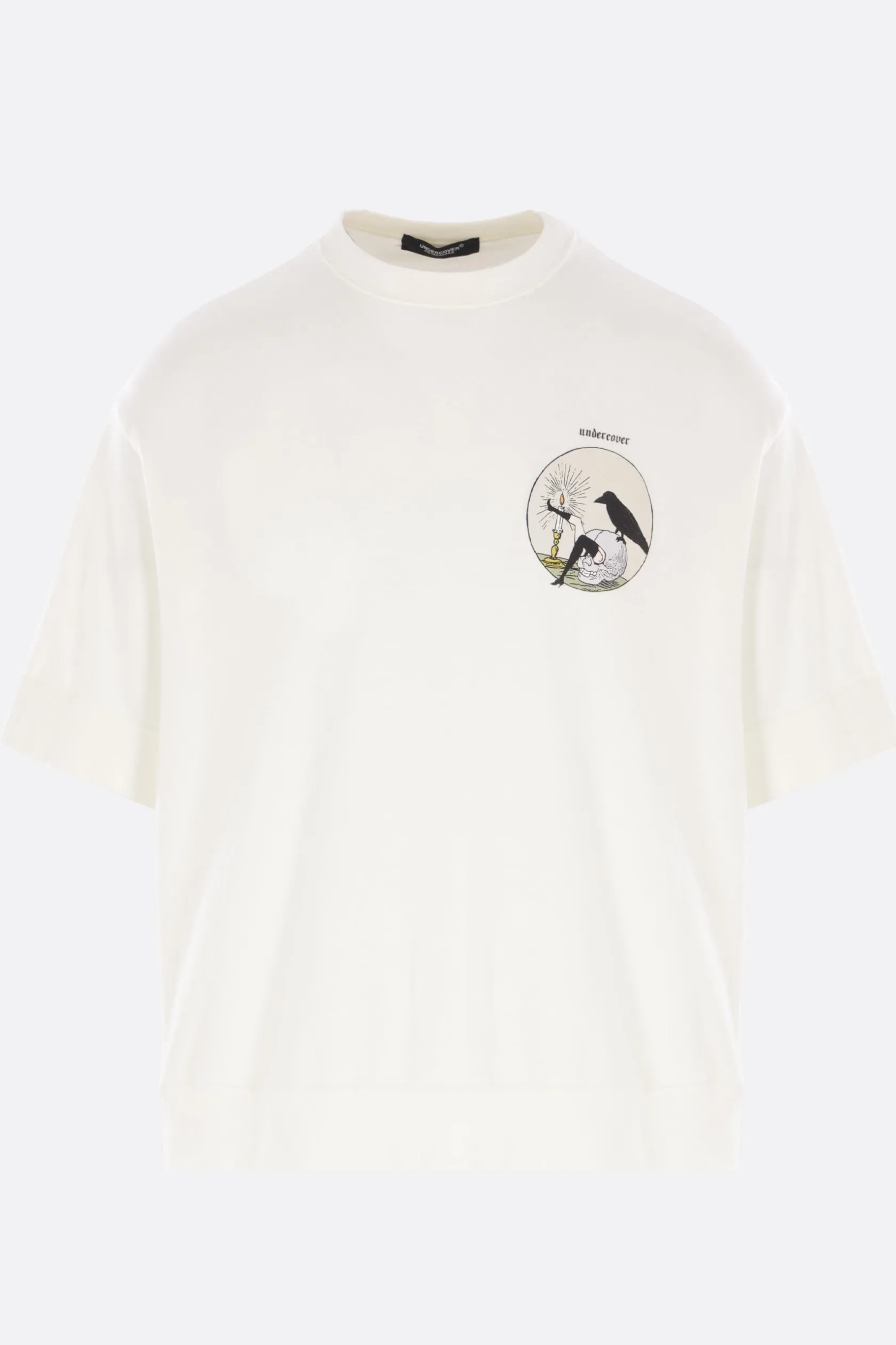 Topwear>UNDERCOVER t-shirt in cotone stampa grafica Bianco