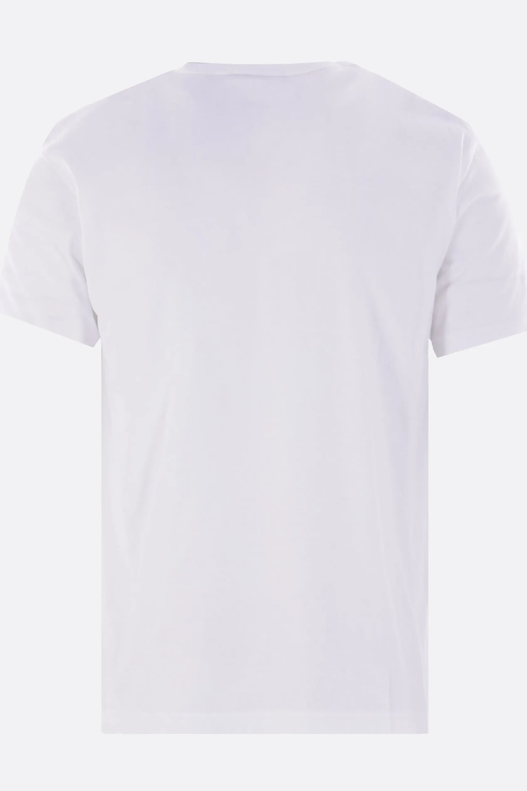 Topwear>BLACK COMME des GARÇONS t-shirt in cotone stampa grafica Bianco